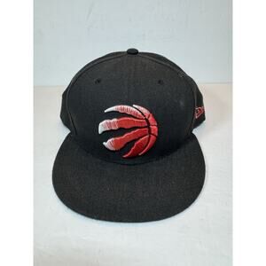 Toronto Raptors Baseball Cap Hat Black Snap Back New Era